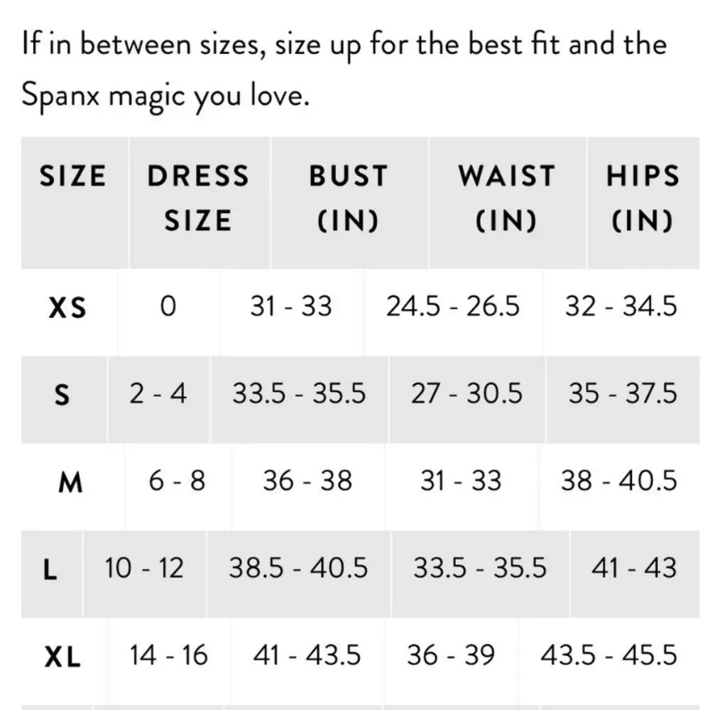 SPANX tummy shaping
